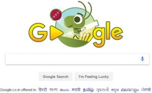 Google Doodle ICC Cricket Trophy Begins