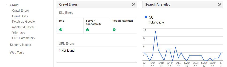 google webmaster index